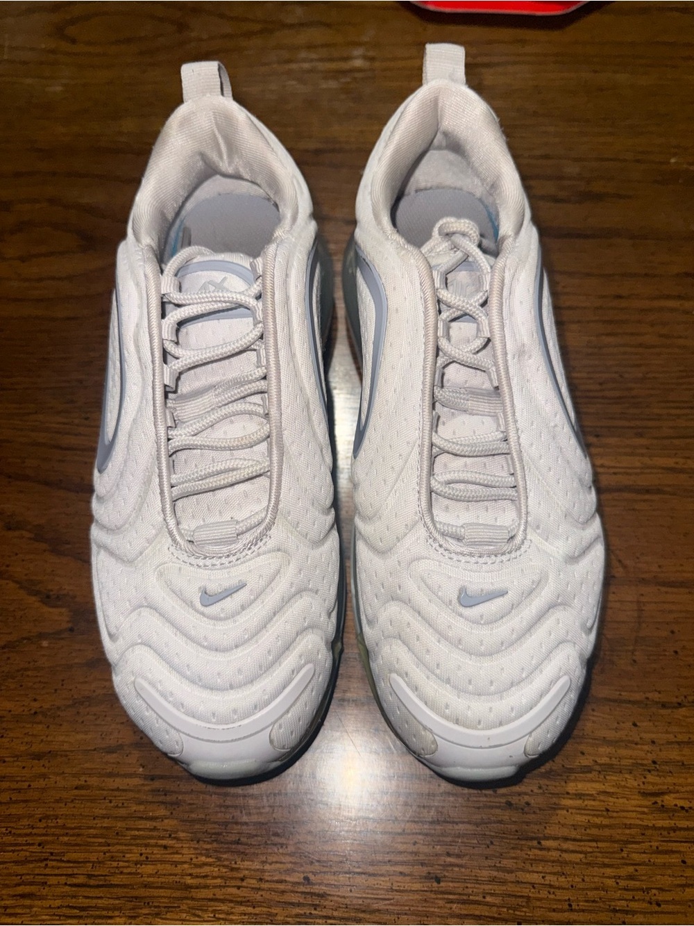 Nike Women’s Air Max 720 White Sneakers - Picture 7 of 11